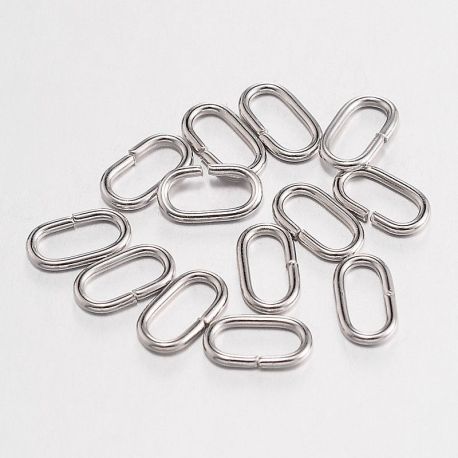 Atviras žiedelis 11x6 mm, 1 vnt. MD1497