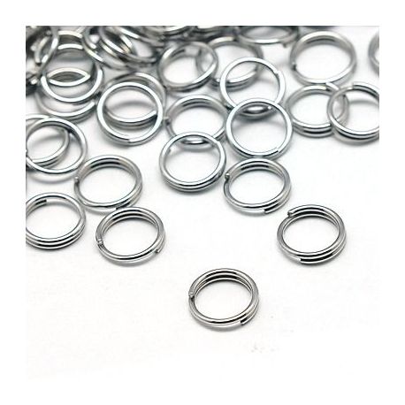 Stainless steel double jump rings 5 mm, 20 pcs. MD1441