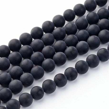 Agāta pērlītes 6 mm šķipsnas AK0957