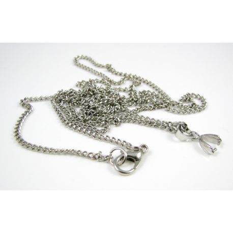 Chain with clasp, 80 cm, 1 pcs MD1187