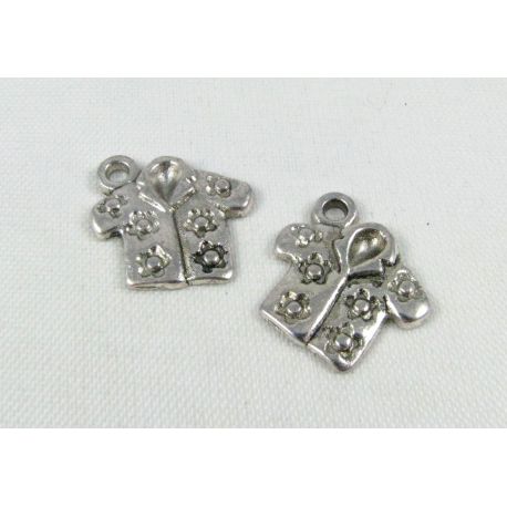 Kulons "Krekls" 15x14 mm, 1 gab. MD1528