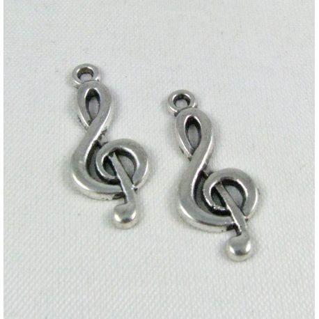Anhänger "Violinschlüssel" 25x10 mm, 1 Stck. MD1555