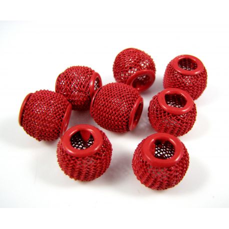 Metallist võrguhelmed 12x10 mm, 1 tk. KK0076