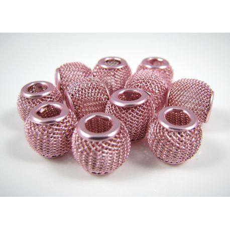 Metal Mesh beads 12x10 mm, 1 pcs. KK0084