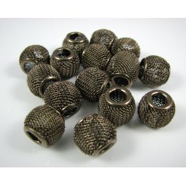 Metāla acu krelles 12x10 mm, 1 gab. KK0085