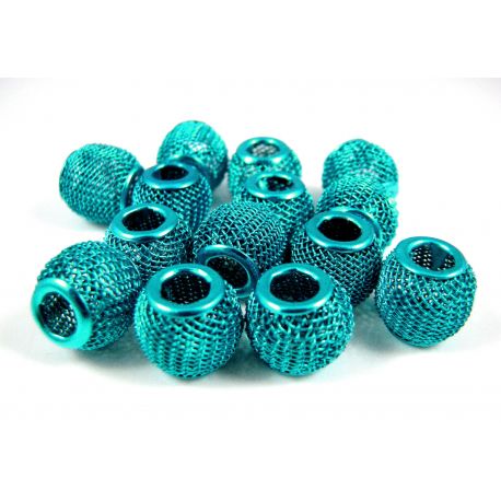 Metallist võrguhelmed 12x10 mm, 1 tk. KK0087