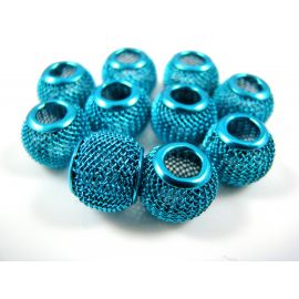 Metallist võrguhelmed 12x10 mm, 1 tk. KK0088