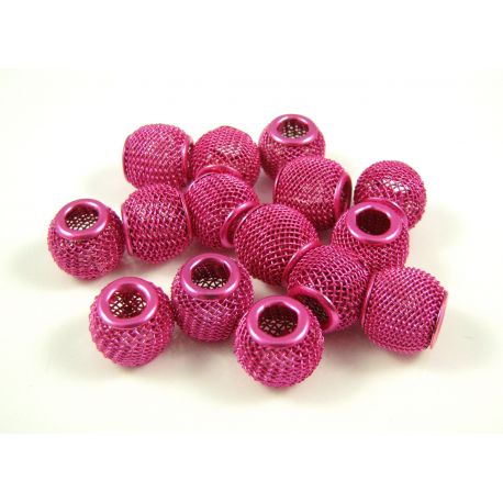Metallist võrguhelmed 12x10 mm, 1 tk. KK0089