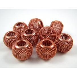 Metallist võrguhelmed 12x10 mm, 1 tk. KK0091