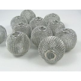 Metal Mesh beads 30x25 mm, 1 pcs. KK0117