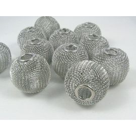 Metallist võrguhelmed 30x25 mm, 1 tk. KK0117