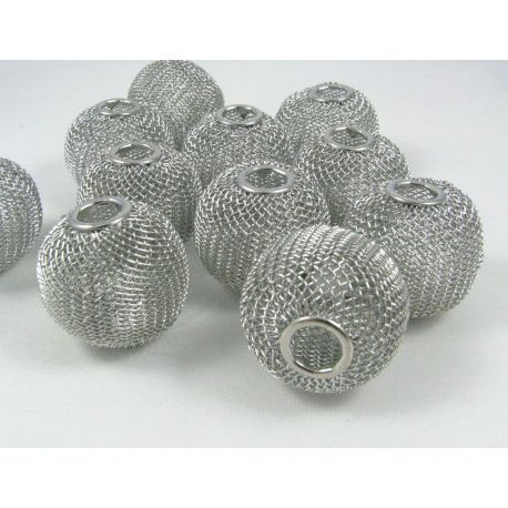 Metallist võrguhelmed 30x25 mm, 1 tk. KK0117