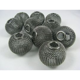 Metallist võrguhelmed 30x25 mm, 1 tk. KK0118