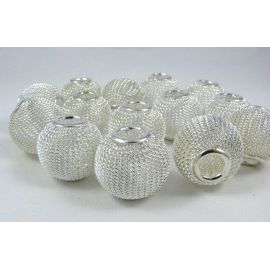 Metallist võrguhelmed 20x17 mm, 1 tk. KK0120