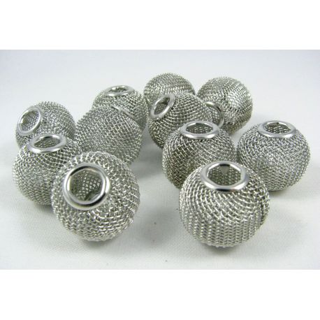 Бусины Metal Mesh 20х18 мм, 1 шт. KK0123