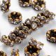 Vahekiht rhinestones 6 mm, 6 ühikut. II0260