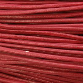 Natural leather cord 1.00 mm 1 m.