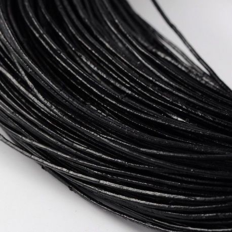 Natural leather cord 1.00 mm 1 m. VV0548