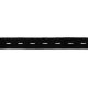 Elastīgā lente - gumija ar caurumiem 12 mm, 1 m. VV0215