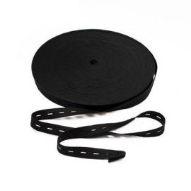 Elastic band - rubber with holes 12 mm, 1 m. VV0215