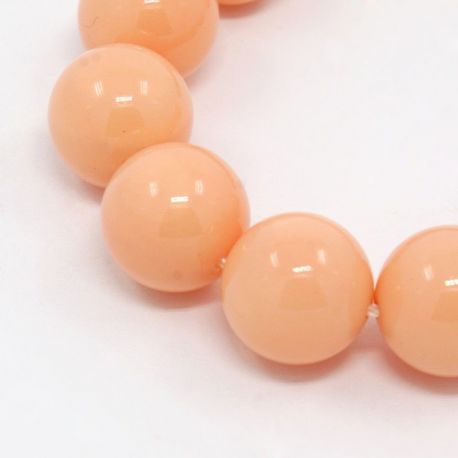 SHELL pearl beads 10 mm, 10 pcs. SH0019