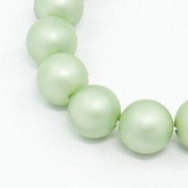 SHELL perlų karoliukai 10 mm, 10 vnt.