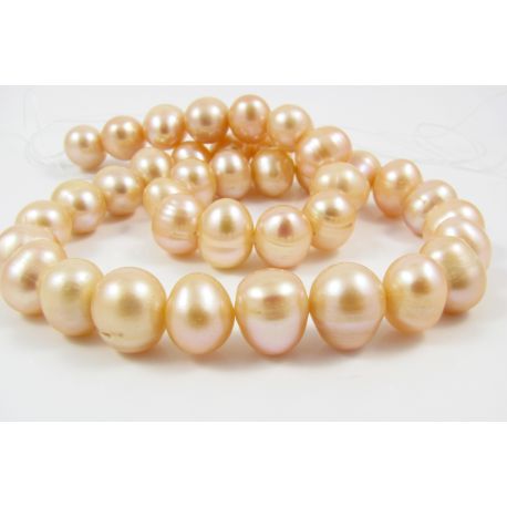 Freshwater pearls 10-11 mm, 1 strand A02S6027G