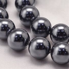 SHELL pērļu krelles 8 mm, 10 gab.