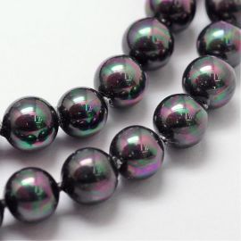 SHELL perlų karoliukai 6 mm, 10 vnt. SH0037