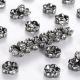 Spacer with rhinestones 6 mm, 6 units. II0261