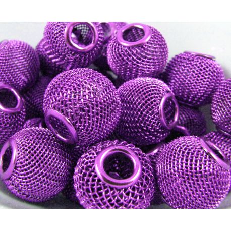 Metallist võrguhelmed 16x14 mm, 1 tk. KK0129