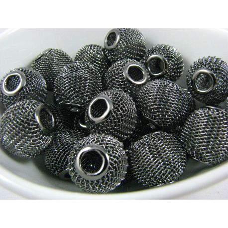 Metallist võrguhelmed 16x14 mm, 1 tk. KK0132
