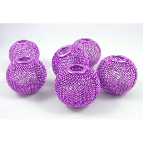 Metallist võrguhelmed 30x26 mm, 1 tk. KK0136
