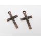 Pendant "Cross" 24x13 mm, 1 pcs. MD1616