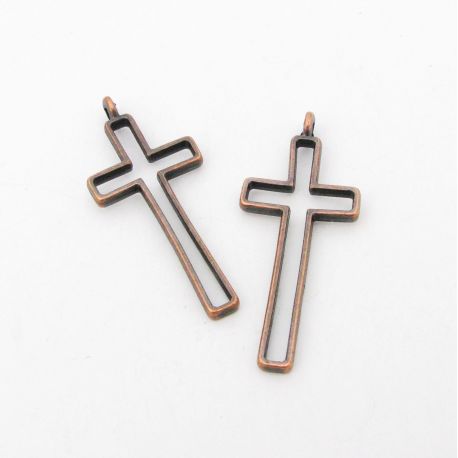 Anhänger "Kreuz" 38x17 mm, 1 Stck. MD1623