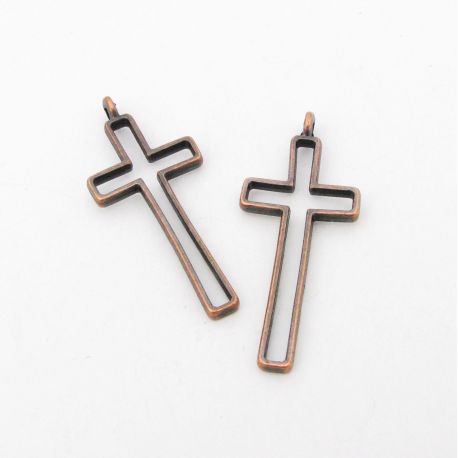 Pendant "Cross" 38x17 mm, 1 pcs. MD1623