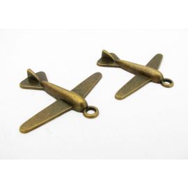 Кулон "Самолетик" 52х44 мм, 1 шт. MD1633