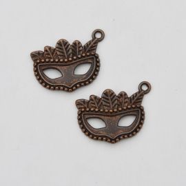 Kulons "Maska" 22x16 mm., 1 gab.