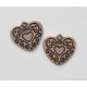 Kulons "Sirds" 19x19 mm., 1 gab. MD1654
