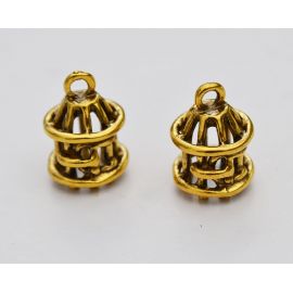 Anhänger "Vogelkäfig" 18x13 mm, 1 Stck.