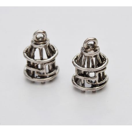 Pakabukas "Paukščiuko narvelis" 18x13 mm., 1 vnt. MD1678