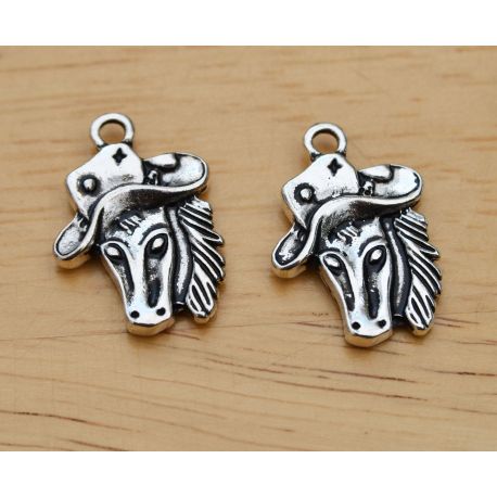 Pendant "Head of horse" 23x16 mm., 1 pcs. MD1681