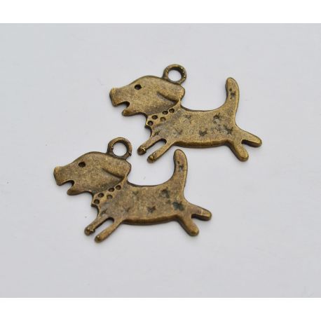 Pakabukas "Šuniukas" 28x21 mm., 1 vnt. MD1702