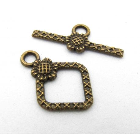 Necklace clasp 21x16 mm., 1 pcs. MD1415