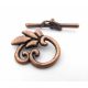 Necklace clasp 24x19 mm., 1 pcs. MD1428