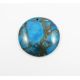 Opal stone pendant blue 43x43x7 mm