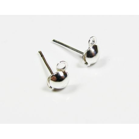 Earrings hooks 13x6x4 mm, 5 pairs MD0174