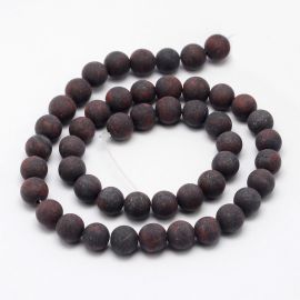 Looduslikud Jaspio helmed 8 mm., 1 haru