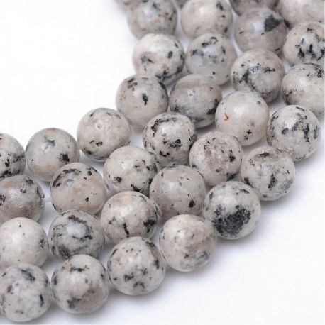 Natural Jaspio beads 8-9 mm., 1 strand AK1163