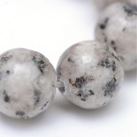Dabiskās Jaspio krelles 8-9 mm., 1 pavediens